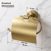 Plantex 304 Grade Stainless Steel Toilet Paper Roll Holder for Bathroom/Tissue Paper Holder/Bathroom Accessories - Daizy (Antique)