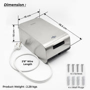 Plantex Automatic Hand Dryer 1000W/304 Stainless Steel Touchless Hand Dryer