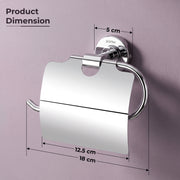 Plantex 304 Grade Stainless Steel Chrome Finish Toilet Paper Roll Holder for Bathroom/Tissue Holder for washroom/Bathroom Accessories - Daizy