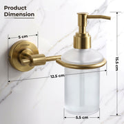 Plantex 304 Grade Stainless Steel Liquid Soap Dispenser/Shampoo Dispenser/Hand Wash Dispenser/Bathroom Accessories - Daizy (Antique)