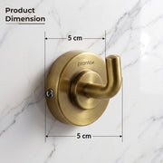 Plantex 304 Grade Stainless Steel Robe Hook/Cloth-Towel Hanger/Napkin Hanger/Bathroom Accessories - Daizy (Antique)