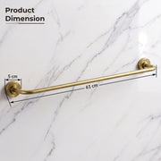 Plantex 304 Grade Stainless Steel Towel Hanger for Bathroom/Single Towel Rod/Bar/Bathroom Accessories - Daizy (Antique)