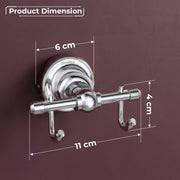 Plantex 304 Grade Stainless Steel Robe Hook/Cloth-Towel Hanger/Napkin Hanger/Bathroom Accessories Pack of 1, Skyllo (Chrome)