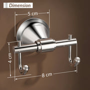 Plantex 304 Grade Stainless Steel Robe Hook/Cloth Hanger/Robe Hooks for Bathroom/Wall Hanging/Bathroom Accessories - Chrome (Niko)