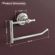 Plantex 304 Grade Stainless Steel Towel Ring/Napkin Hanger for Kitchen/Towel Holder for Wash Basin/Bathroom Accessories, Skyllo (Chrome Finish)