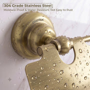 Plantex 304 Grade Stainless Steel Toilet Paper Roll Holder/Toilet Paper Holder in Bathroom/Kitchen/Bathroom Accessories - Skyllo (Antique)