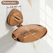 Plantex J4 Stainless Steel Wall Mounted Soap Holder for Bathroom/Soap Holder for Kitchen/Soap Stand for Bathroom/Bathroom Accessories (PVD Rose Gold Finish) Angel