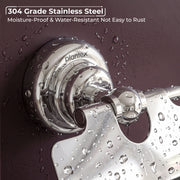 Plantex 304 Grade Stainless Steel Toilet Paper Roll Holder/Tissue Paper Holder/Toilet Paper Holder in Bathroom/Kitchen/Bathroom Accessories Pack of 1, Skyllo (Chrome)