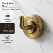 Plantex 304 Grade Stainless Steel Robe Hook/Cloth-Towel Hanger/Napkin Hanger/Bathroom Accessories - Daizy (Antique)