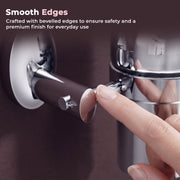 Plantex 304 Grade Stainless Steel Silver Wash Basin Handwash Holder/Wall Mounted Dispenser/Bathroom Accessories - Oreva (Chrome)