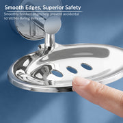 Plantex Maxx Stainless Steel Soap Holder for Bathroom - Soap Dish Stand/Accessories (Chrome)