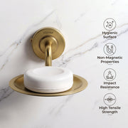 Plantex 304 Stainless Steel Soap Holder for Bathroom/Soap Dish/Soap Stand/Soap Tray/Bathroom Accessories - Daizy (Antique)