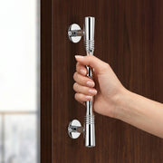 Plantex Door Handle/Stainless Steel Main Door Handle/8 Inch Pull-Push Handle - Pack of 1 (S-143,Chrome)
