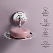 Plantex 304 Grade Stainless Steel Soap Holder for Bathroom/Wall Mounted Soap Holder/Soap Dish/Bathroom Accessories - Daizy (Chrome)