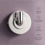 Plantex 304 Grade Stainless Steel Robe Hook/Cloth-Towel Hanger/Napkin Hanger/Bathroom Accessories - Daizy (Chrome)