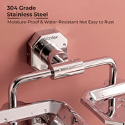 Plantex 304 Grade Stainless Steel Dual Soap Holder/Soap Stand/Soap Dish/Bathroom Accessories - Nipron (Chrome)
