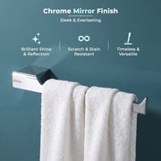 Plantex 304 Grade Stainless Steel Towel Ring/Napkin Ring for Bathroom/Towel Holder/Hanger/Bathroom Accessories - Pack of 1 (Tesla - 2703, Chrome)