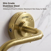 Plantex 304 Grade Stainless Steel Round Towel Holder for Washbasin/Bathroom/Towel Ring/Napkin Ring for Kitchen/Bathroom Accessories - Daizy (Antique)