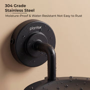 Plantex 304 Grade Stainless Steel Soap Holder/Stylish and Durable Soap Dish for Bathroom/Single Soap Tray/Bathroom Accessories - Daizy (Black)