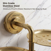Plantex 304 Grade Stainless Steel Double Soap Holder/Soap Stand/Soap Dish for Bathroom and Wash Basin/Bathroom Accessories - Daizy (Antique)