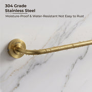 Plantex 304 Grade Stainless Steel Towel Hanger for Bathroom/Single Towel Rod/Bar/Bathroom Accessories - Daizy (Antique)