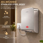 Plantex Automatic Hand Dryer 1000W/304 Stainless Steel Touchless Hand Dryer