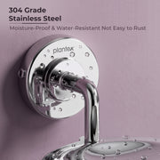 Plantex 304 Grade Stainless Steel Soap Holder for Bathroom/Wall Mounted Soap Holder/Soap Dish/Bathroom Accessories - Daizy (Chrome)