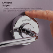 Plantex 304 Grade Stainless Steel Towel Hanger for Bathroom/Single Towel Rod/Towel Bar/Bathroom Accessories - Daizy (Chrome)