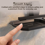 Plantex Double Soap Dish for Bathroom/304 Grade Stainless Steel Dual Soap Holder/Soap Case/Soap Stand/Bathroom Accessories - Pack of 1 (PMB-2408, Z-Black)