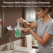 Plantex 304 Grade Stainless Steel Hand Wash Holder/Wall Soap/Shampoo Dispenser for Washbasin/Bathroom Accessories - Niko (Chrome)
