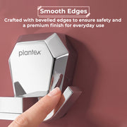 Plantex Robe Hook for Bathroom/304 Grade Stainless Steel Towel Hook/Cloth Hanger/Bathroom Accessories - Pack of 1 (PM-2405-Chrome)