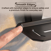 Plantex Soap Holder for Bathroom/304 Grade Stainless Steel Soap Case/Single Soap Dish/Soap Stand/Bathroom Accessories - Pack of 1 (PMB-2403, Z-Black)