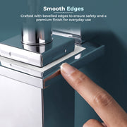 Plantex 304 Grade Stainless Steel Liquid Soap Dispenser/Shampoo/Handwash Dispenser for Washbasin/Bathroom Accessories - (Tesla, Chrome)