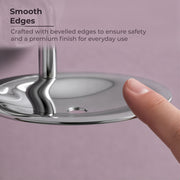 Plantex 304 Grade Stainless Steel Soap Holder for Bathroom/Wall Mounted Soap Holder/Soap Dish/Bathroom Accessories - Daizy (Chrome)