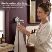 Plantex 304 Grade Stainless Steel Robe Hook/Cloth-Towel Hanger/Napkin Hanger/Bathroom Accessories Pack of 1, Skyllo (Chrome)