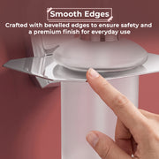 Plantex Liquid Soap Dispenser for Bathroom/304 Grade Stainless Steel Shampoo Dispenser/Handwash Dispenser/Bathroom Accessories - Pack of 1 (PM-2407, Chrome)