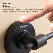 Plantex 304 Grade Stainless Steel Liquid Soap Dispenser/Shampoo Dispenser/Hand Wash Dispenser/Bathroom Accessories - Daizy (Black)