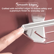 Plantex Soap Holder for Bathroom/304 Grade Stainless Steel Soap Case/Single Soap Dish/Soap Stand/Bathroom Accessories - Pack of 1 (PM-2403, Chrome)