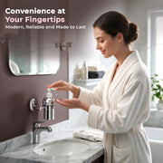 Plantex 304 Grade Stainless Steel Silver Wash Basin Handwash Holder/Wall Mounted Dispenser/Bathroom Accessories - Oreva (Chrome)