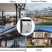 Plantex Letter Box/GI Steel Suggestion Box for Office with Key Lock/Post Box for Gate Home/Complaint Box/Wall Mounted Mail Box - (Coffee & White)