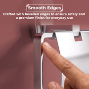 Plantex Toilet Paper Holder for Bathroom/304 Grade Stainless Steel Tissue Paper Roll Holder/Bathroom Accessories - Pack of 1 (PM-2410, Chrome)