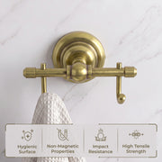 Plantex 304 Grade Stainless Steel Robe Hook/Cloth-Towel Hanger/Napkin Hanger/Bathroom Accessories - Skyllo (Antique)