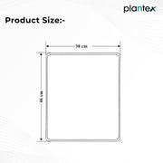 Plantex Unframed Unframed Rectangle Mirror for Wall/Mirror with Beveled Smooth Edges/Mirror for Bathroom/Dressing Room/Living Room/Bedroom/Entryway - (15x18 Inch)