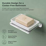 Plantex Stainless Steel with ABS Material Wall Mounted Soap Holder/Soap Case Holder for Bathroom/Bathroom Accessories - (Chrome)
