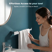 Plantex 304 Grade Stainless Steel Towel Ring/Napkin Ring for Bathroom/Towel Holder/Hanger/Bathroom Accessories - Pack of 1 (Tesla - 2703, Chrome)