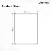 Plantex Unframed Unframed Mirror for Bedroom/Bathroom/Dressing Room/Living Room/Entryway/Wall - Rectangle Shape (18 X 24 Inch)
