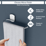 Plantex 304 Grade Stainless Steel Towel Ring for Washbasin/Napkin Holder/Hand Towel Holder for Bathroom & Kitchen/Bathroom Accessories - (Chrome)