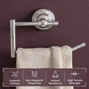 Plantex 304 Grade Stainless Steel Towel Ring/Napkin Hanger for Kitchen/Towel Holder for Wash Basin/Bathroom Accessories, Skyllo (Chrome Finish)