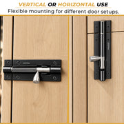 Plantex Stainless Steel 4 inch Tower Bolt/Tower Bolt for Home,Offices Doors and Windows/Tower Bolt for Main Door/Door Latch/Kundi/Chitakini/Door Latch for Windows (Black, Pack of 1)