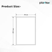 Plantex Frameless Rectangle Mirror for Wall/Mirror with Beveled Smooth Edges for Bathroom/Dressing Room/Living Room/Bedroom/Entryway - (18x12 Inch)